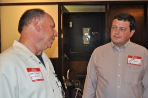 Wisconsin Business Owners 1 Greg Demet, Owner of usReferrals.NET with Wisconsin Business Owners Sponsor Mark Mullarky of MBSWI.com