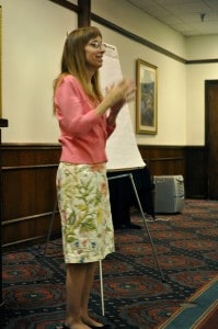 Wisconsin Business Owners 4 Our Wisconsin Business Owners friend and supporter, Jody Pogorzelsk, speaking.