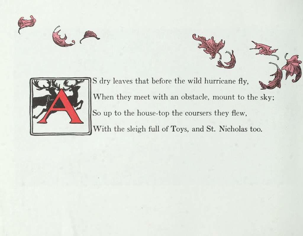  Twas the Night Before Christmas - 1912 edition of the poem, illustrated by Jessie Willcox Smith